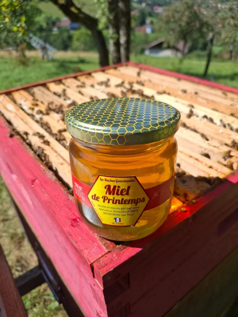 Pot de miel de printemps